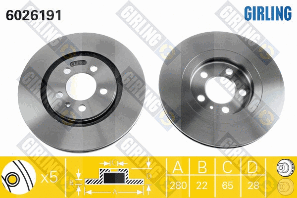 Brake Disc (6026191)