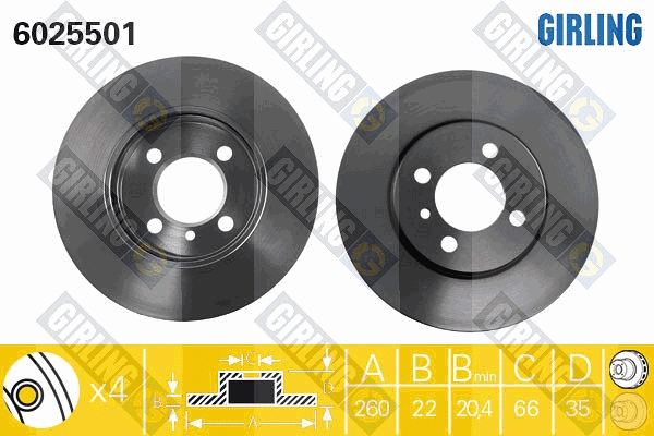 Brake Disc (6025501)