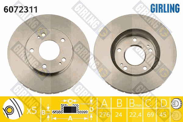 Brake Disc (6072311)