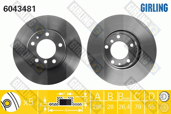 Brake Disc (6043481)