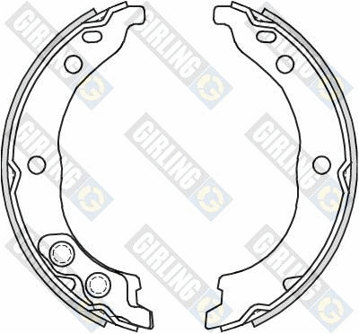Brake Shoe Set, parking brake