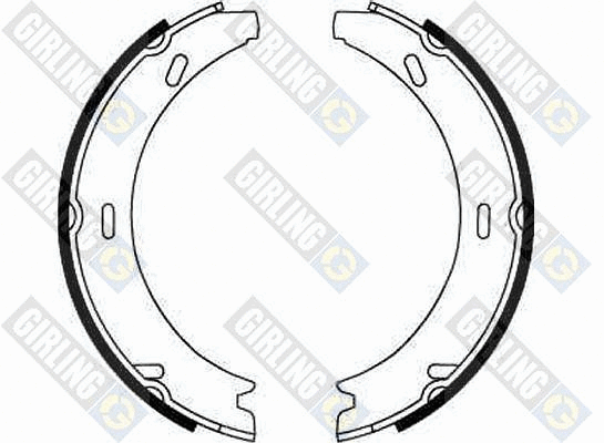 Brake Shoe Set, parking brake (5185952)