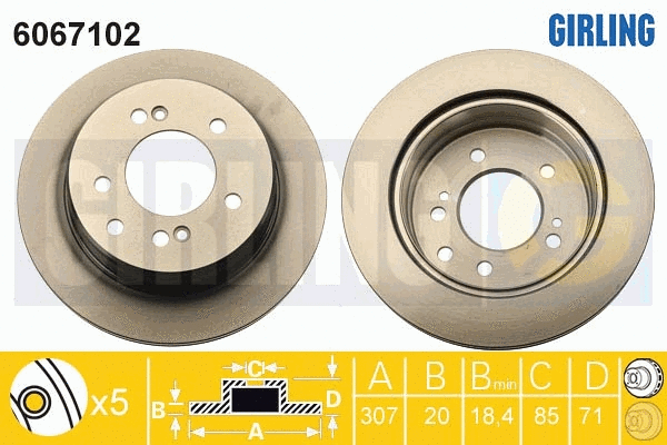 Brake Disc (6067102)