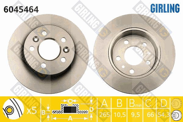 Brake Disc (6045464)