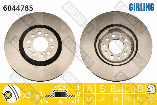 Brake Disc (6044785)