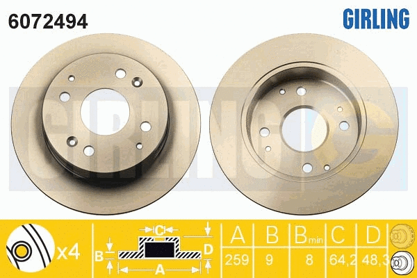 Brake Disc (6072494)