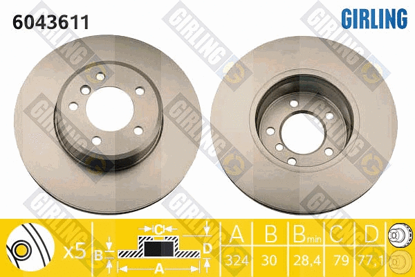 Brake Disc (6043611)