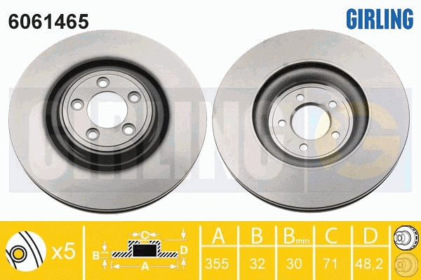 Brake Disc (6061465)