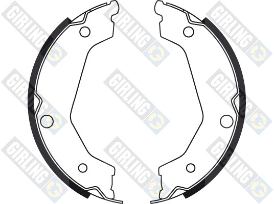 Brake Shoe Set, parking brake