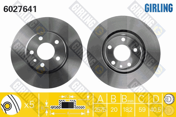 Brake Disc (6027641)