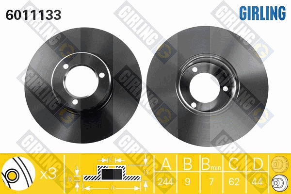 Brake Disc (6011133)