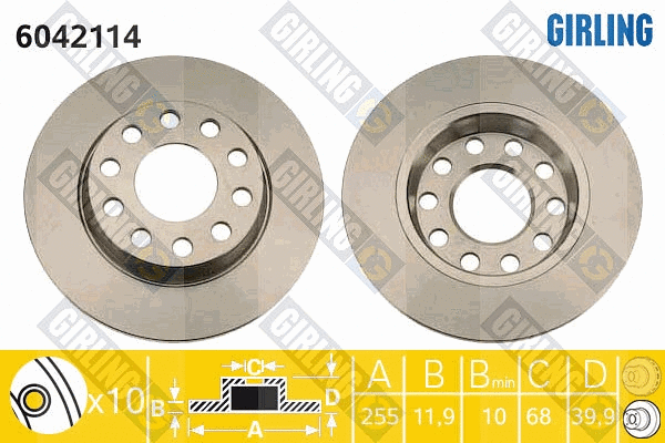 Brake Disc (6042114)