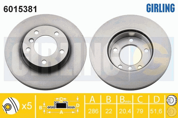 Brake Disc (6015381)