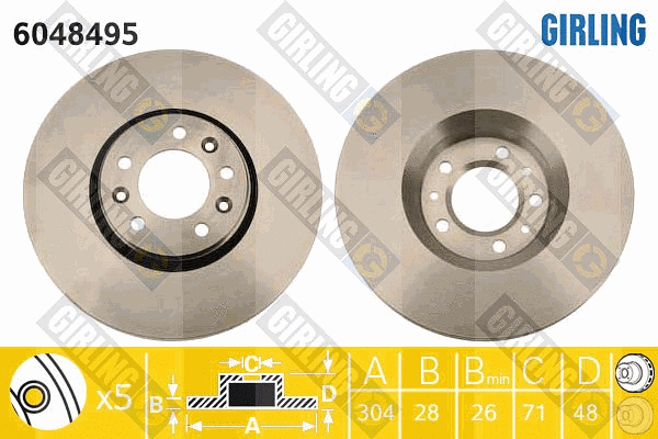 Brake Disc (6048495)