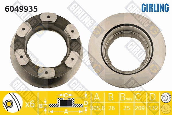 Brake Disc (6049935)