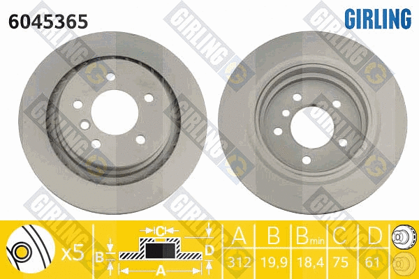 Brake Disc (6045365)