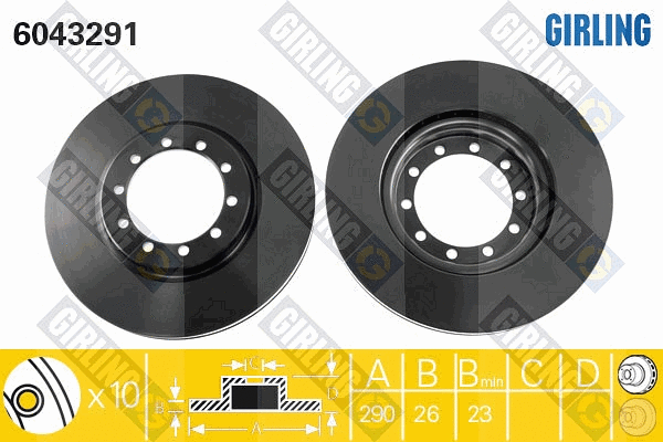 Brake Disc (6043291)
