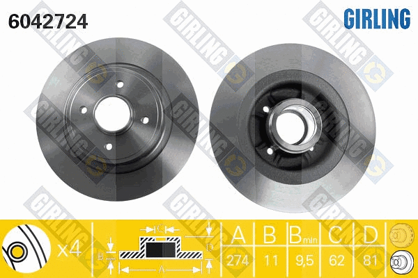 Brake Disc (6042724)
