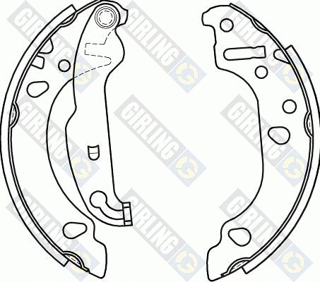 Brake Shoe Set (5184536)