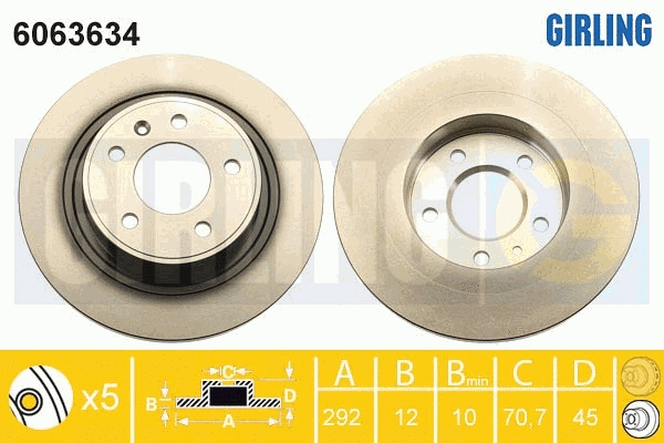 Brake Disc (6063634)