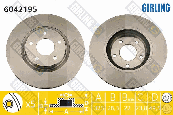 Brake Disc (6042195)