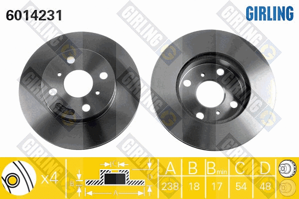 Brake Disc (6014231)