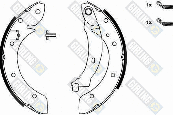 Brake Shoe Set (5186201)