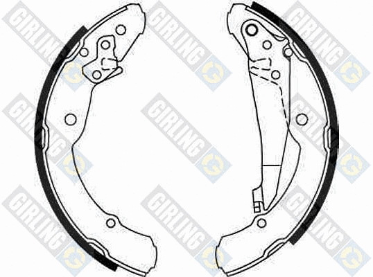 Brake Shoe Set (5186392)