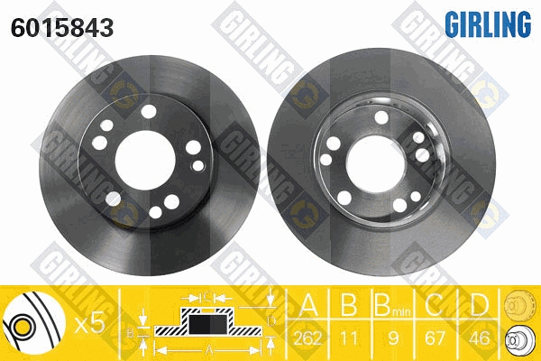 Brake Disc (6015843)