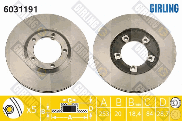 Brake Disc (6031191)
