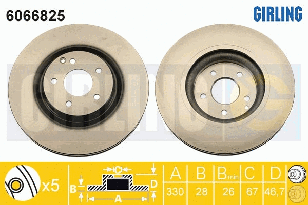 Brake Disc (6066825)