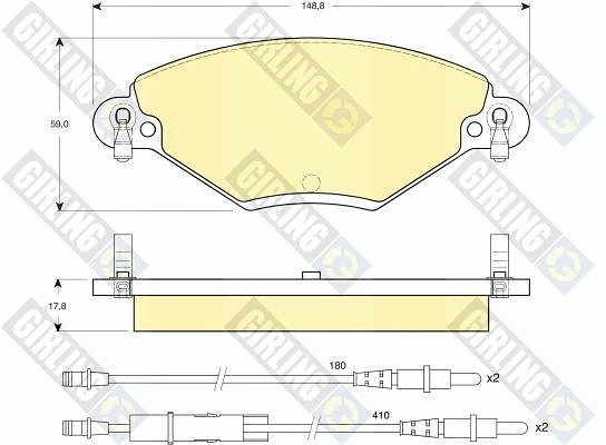 Brake Kit, disc brake (6411574)