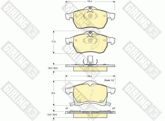 Brake Kit, disc brake (6411202)