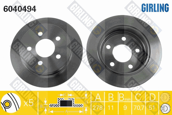 Brake Disc (6040494)