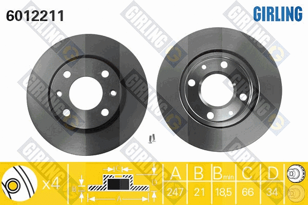 Brake Disc (6012211)