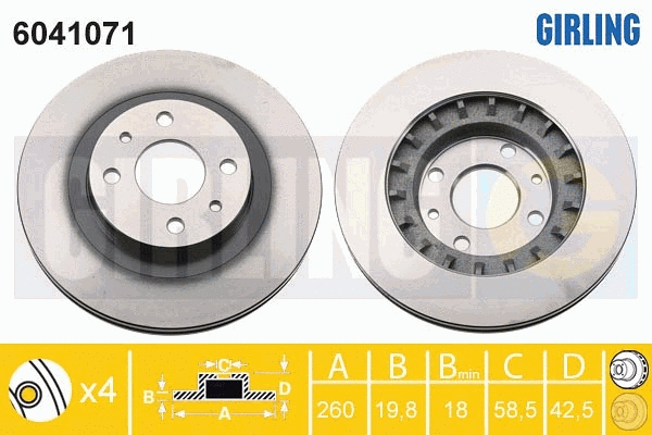 Brake Disc (6041071)