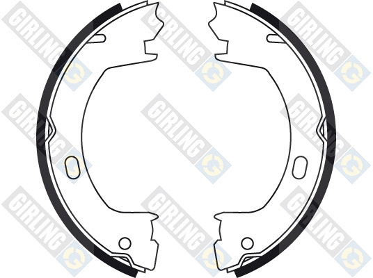 Brake Shoe Set, parking brake