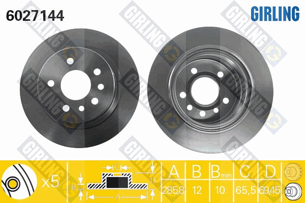 Brake Disc (6027144)
