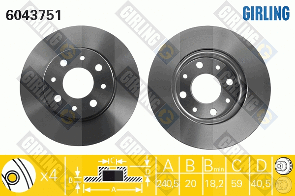 Brake Disc (6043751)