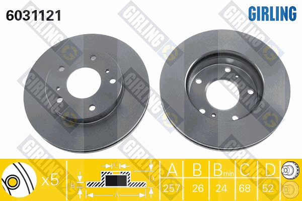 Brake Disc (6031121)