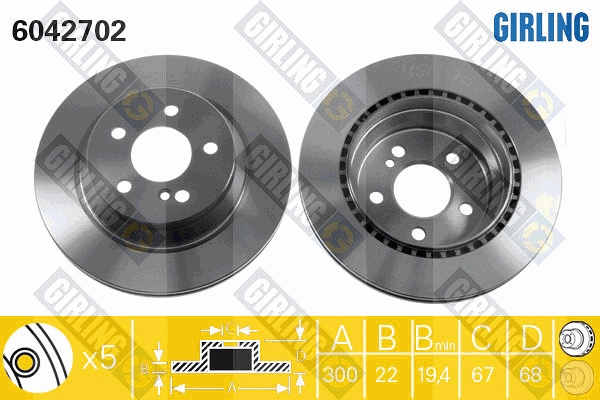 Brake Disc (6042702)
