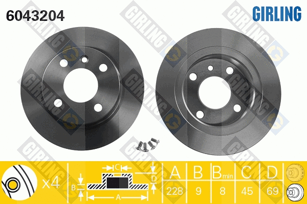 Brake Disc (6043204)