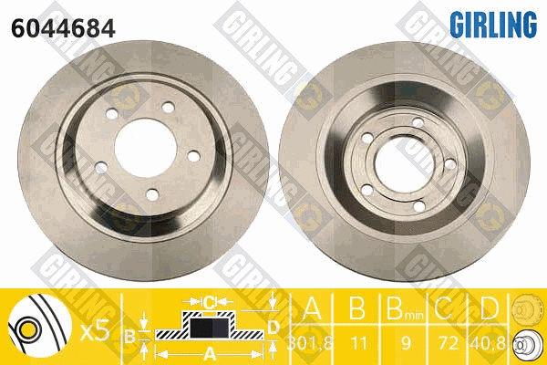 Brake Disc (6044684)