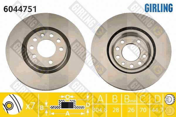 Brake Disc (6044751)