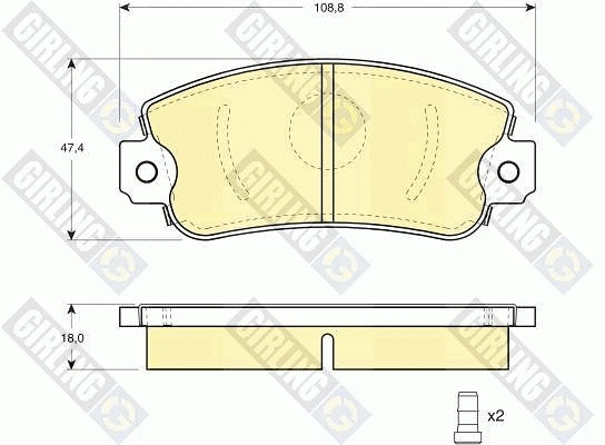 Brake Kit, disc brake (6410123)