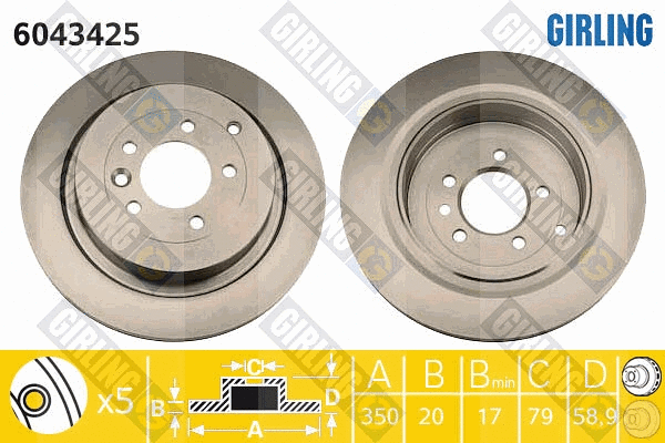 Brake Disc (6043425)