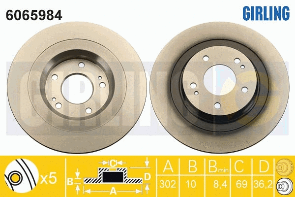 Brake Disc (6065984)