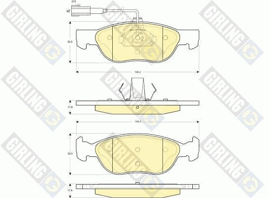 Brake Kit, disc brake (6411062)