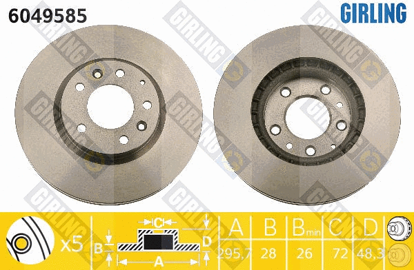 Brake Disc (6049585)