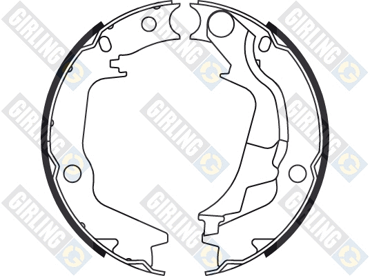 Brake Shoe Set, parking brake